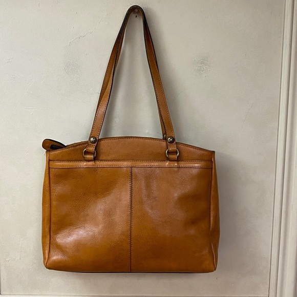 Patricia Nash Tooled Florence Poppy Leather Tote Brown Great Condition - Picture 4 of 9